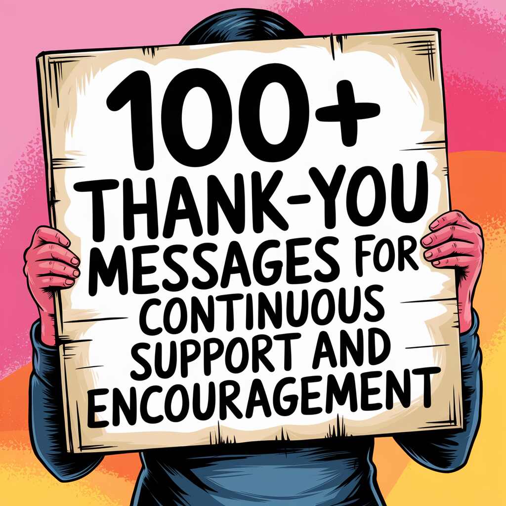 100+ Thank-You Messages For Continuous Support And Encouragement