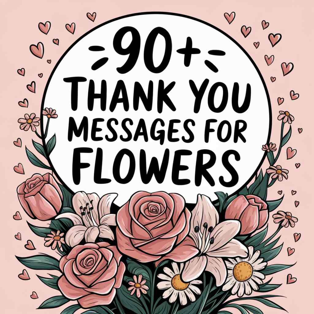 90+ Thank You Messages For Flowers