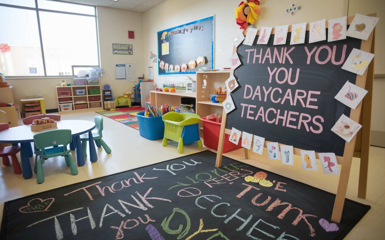 Thank You Messages for Daycare Teachers