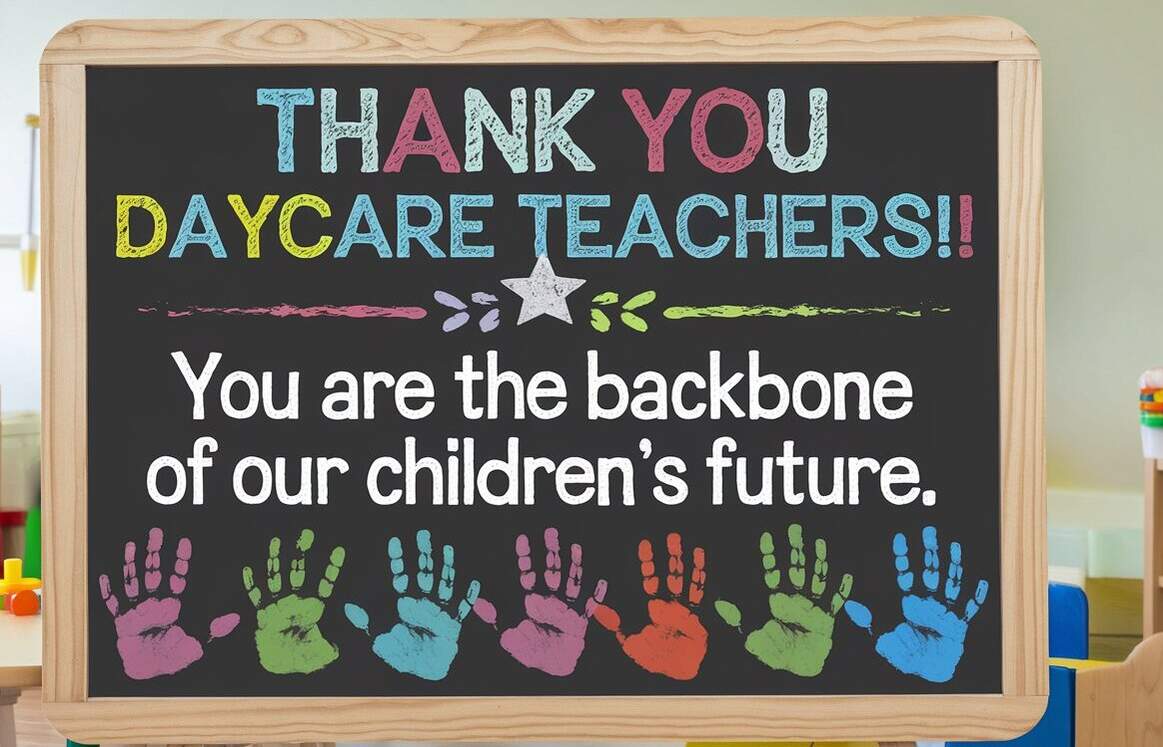 Thank You Messages for Daycare Teachers