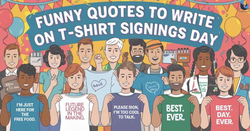 Funny Quotes to Write on T-Shirt Signings Day