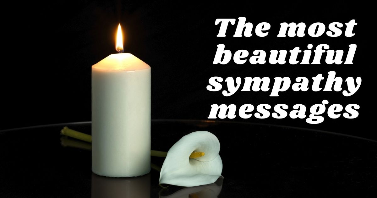 The most beautiful sympathy messages