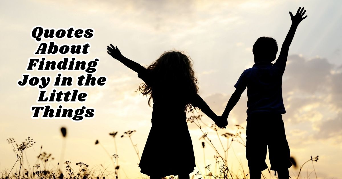 Quotes About Finding Joy in the Little Things
